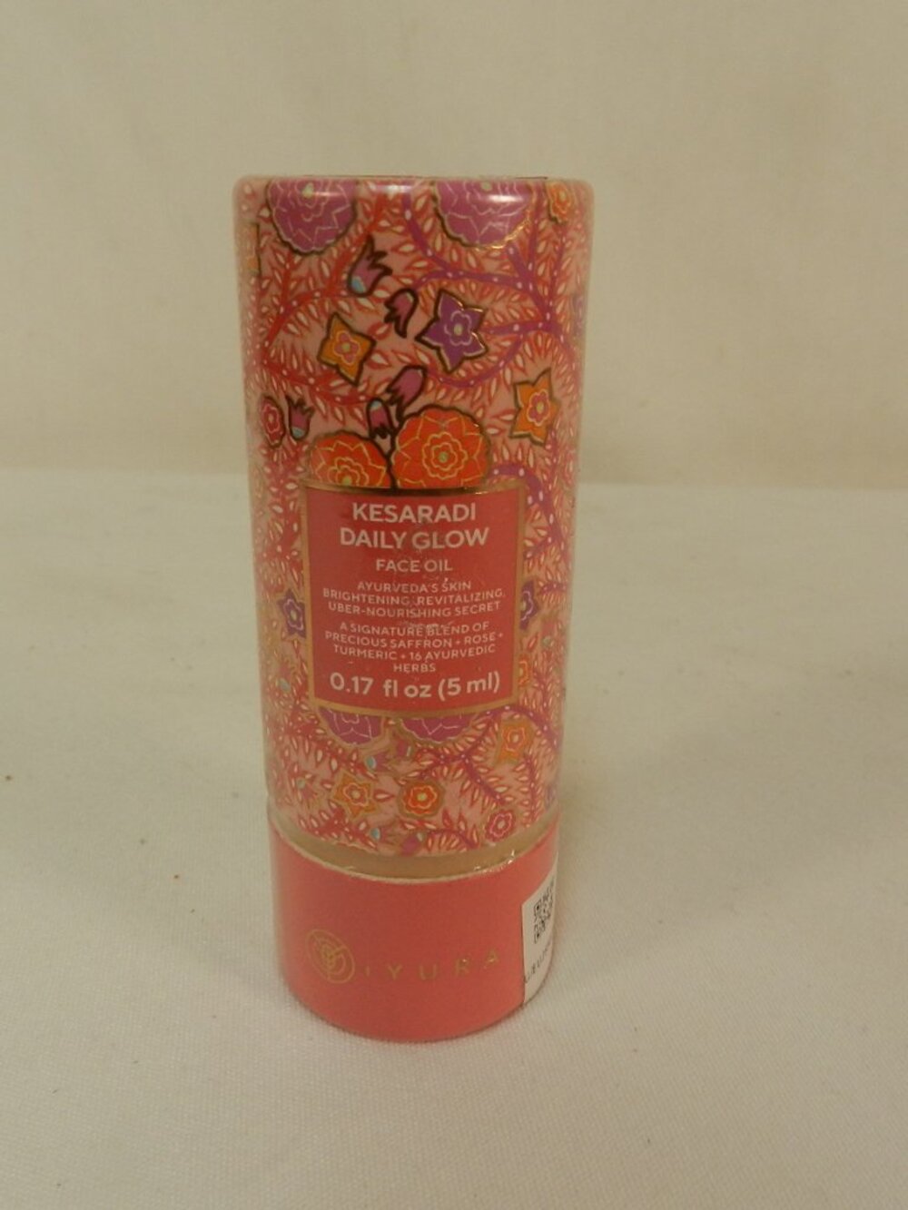 Ayurveda Kesaradi Daily Glow Face Oil Brightening Revitalizing Mini 0.17 oz NEW